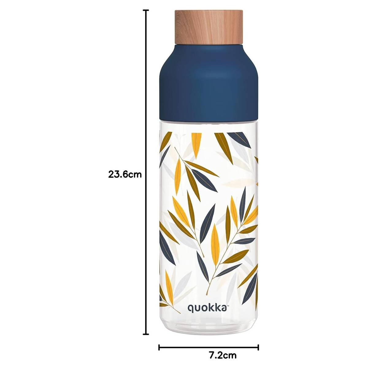 Bouteille d'eau Bouchon et Design Bambou 720ml en Ecozen-3