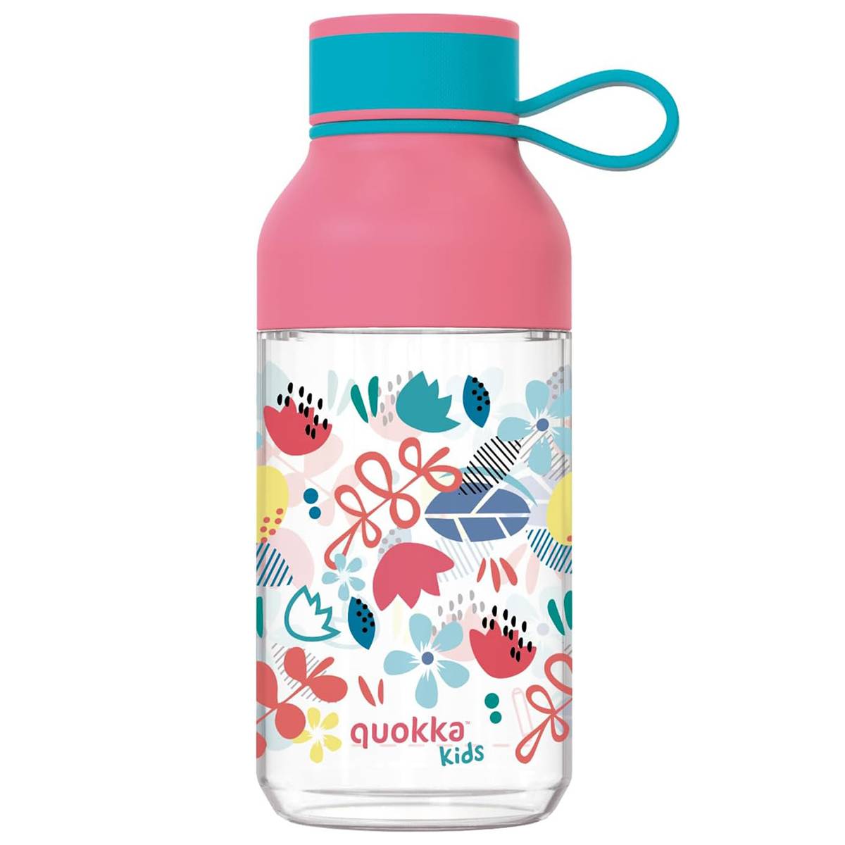 Bouteille d'eau avec Sangle Design Fleur 430ml en Ecozen-0