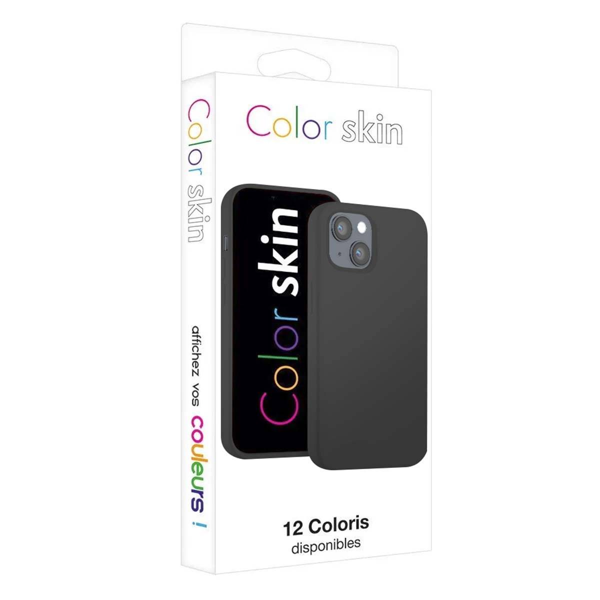 Coque pour iPhone 15 Plus Premium Collection Color Skin en TPU Antichoc-1