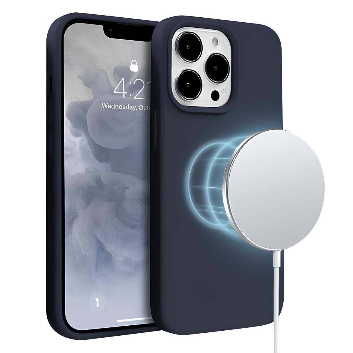 Coque MagSafe Color Cover Magnetic pour iPhone 13 Pro Max-3