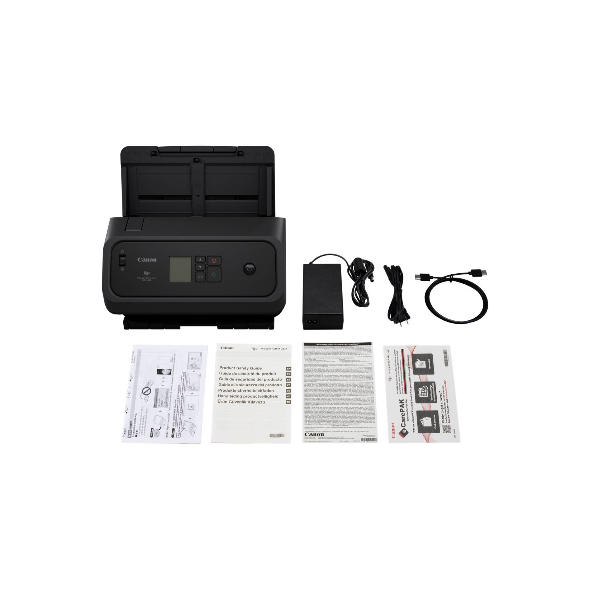 CANON DR-C350 A4 Document Scanner Duplex 50ppm 100 sheet ADF USB-2