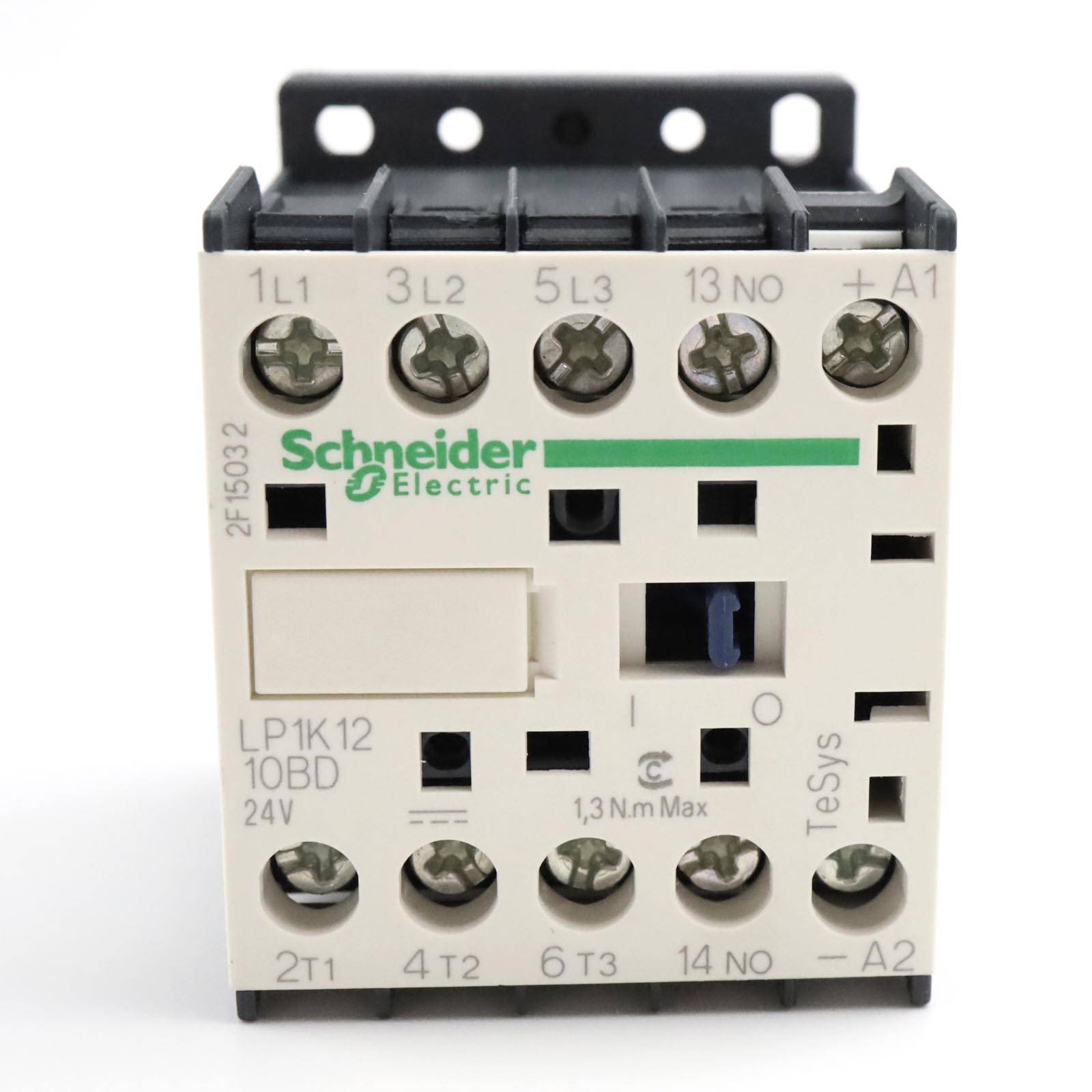 Contacteur de puissance LP1K 3p, +1S, 5.5 kW, 12 A, 400 V AC3, bobine 24 V DC-1