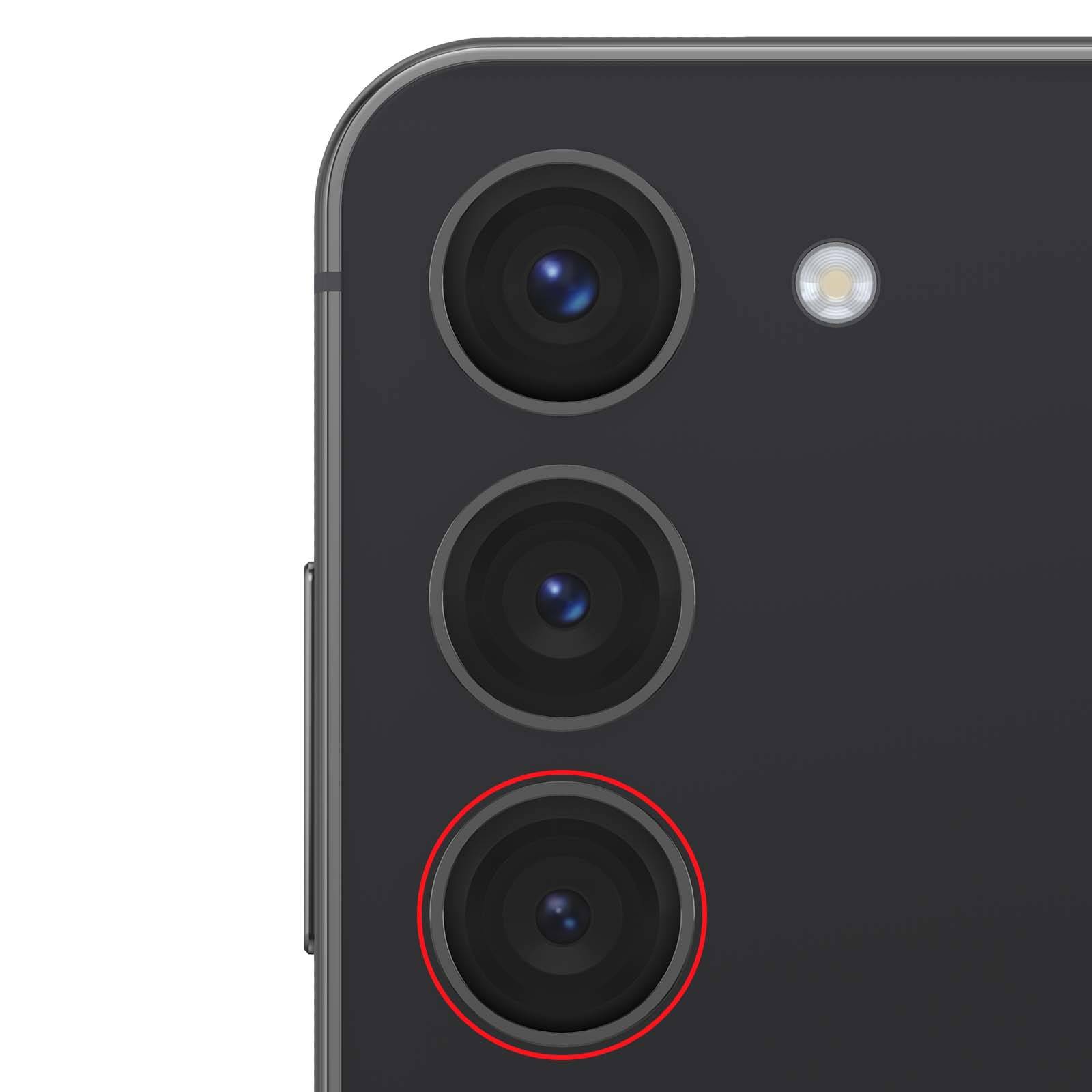 Lentille de Remplacement pour Caméra Arrière Téléobjectif Galaxy S23 / S23 Plus-2