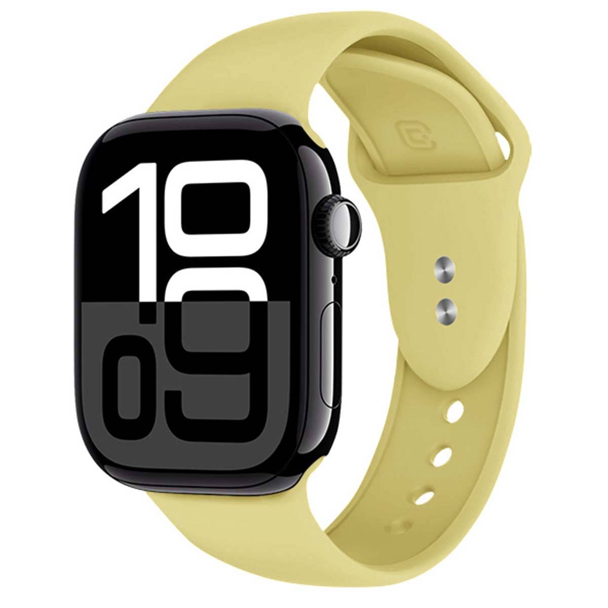 Bracelet pour Apple Watch 38 / 40 / 41 / 42mm en Silicone Liquide-1
