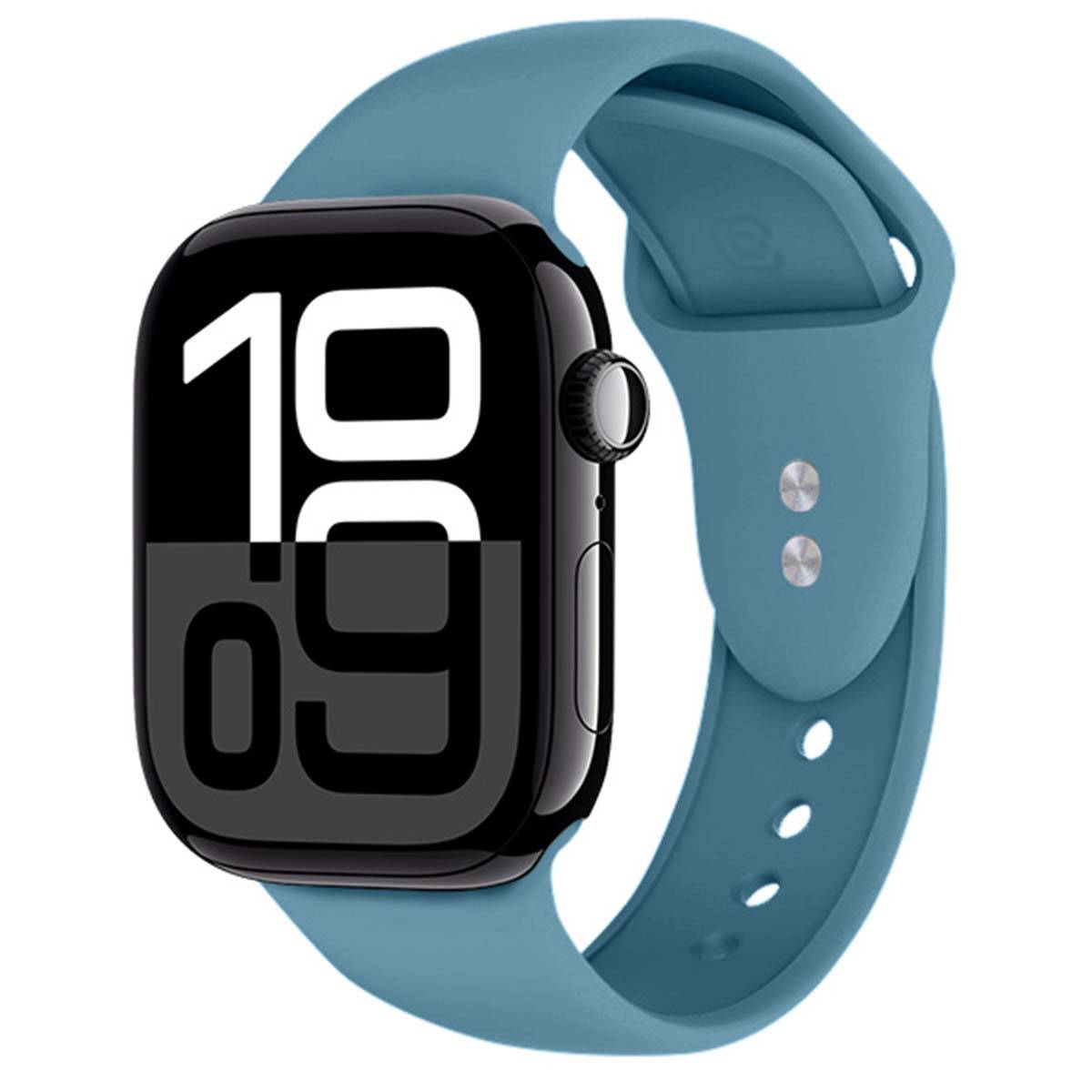 Bracelet pour Apple Watch 44 / 45 / 46 / 49mm en Silicone Liquide-2