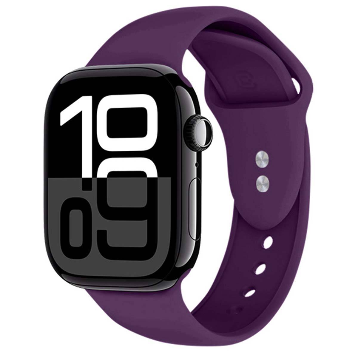 Bracelet pour Apple Watch 38 / 40 / 41 / 42mm en Silicone Liquide Souple-2