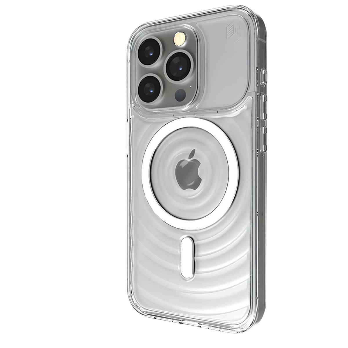 Coque pour iPhone 15 Pro MagSafe Dos Ondulé Anti-rayures-4