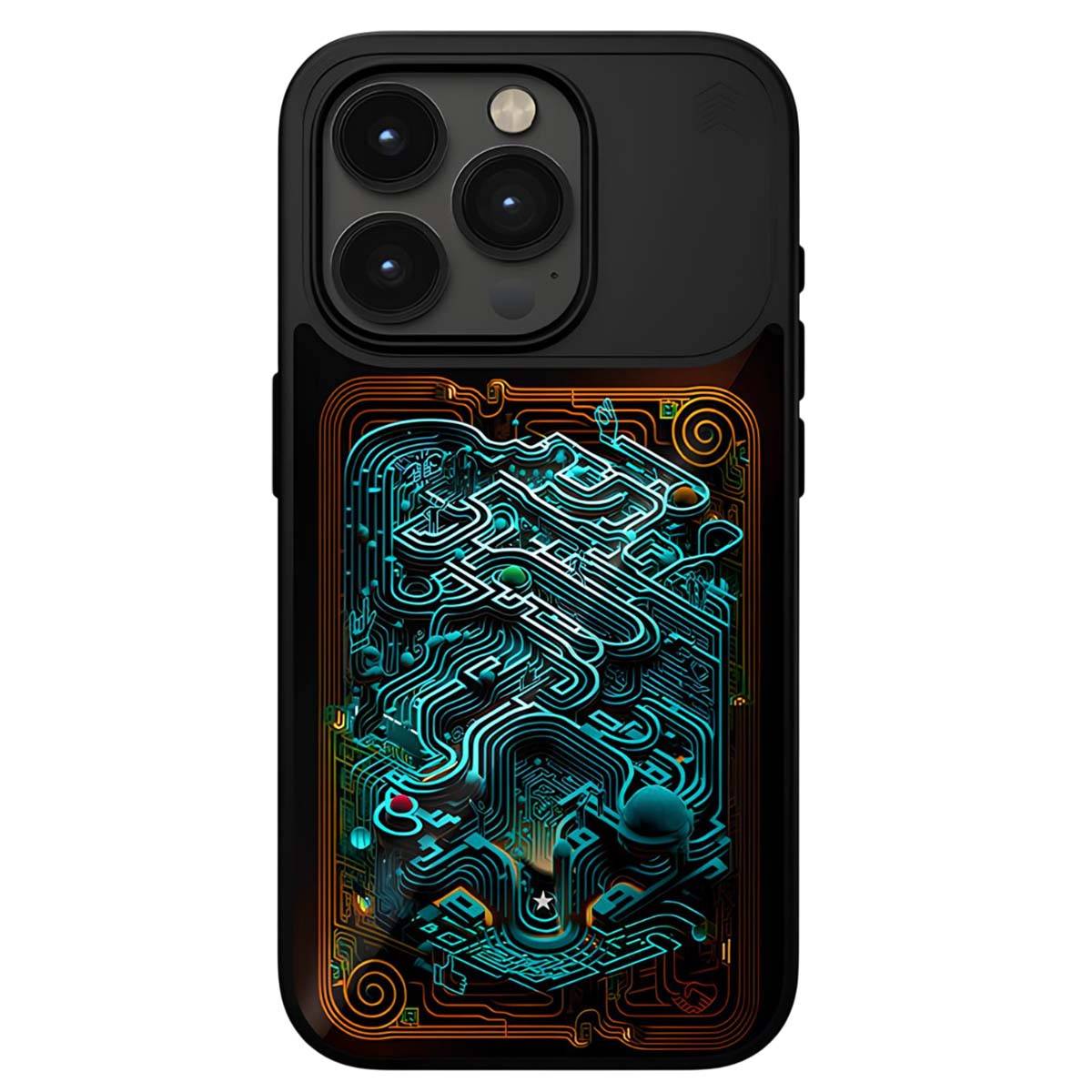 Coque pour iPhone 15 Pro MagSafe Antichocs à Motif Interactif Thermosensible-0