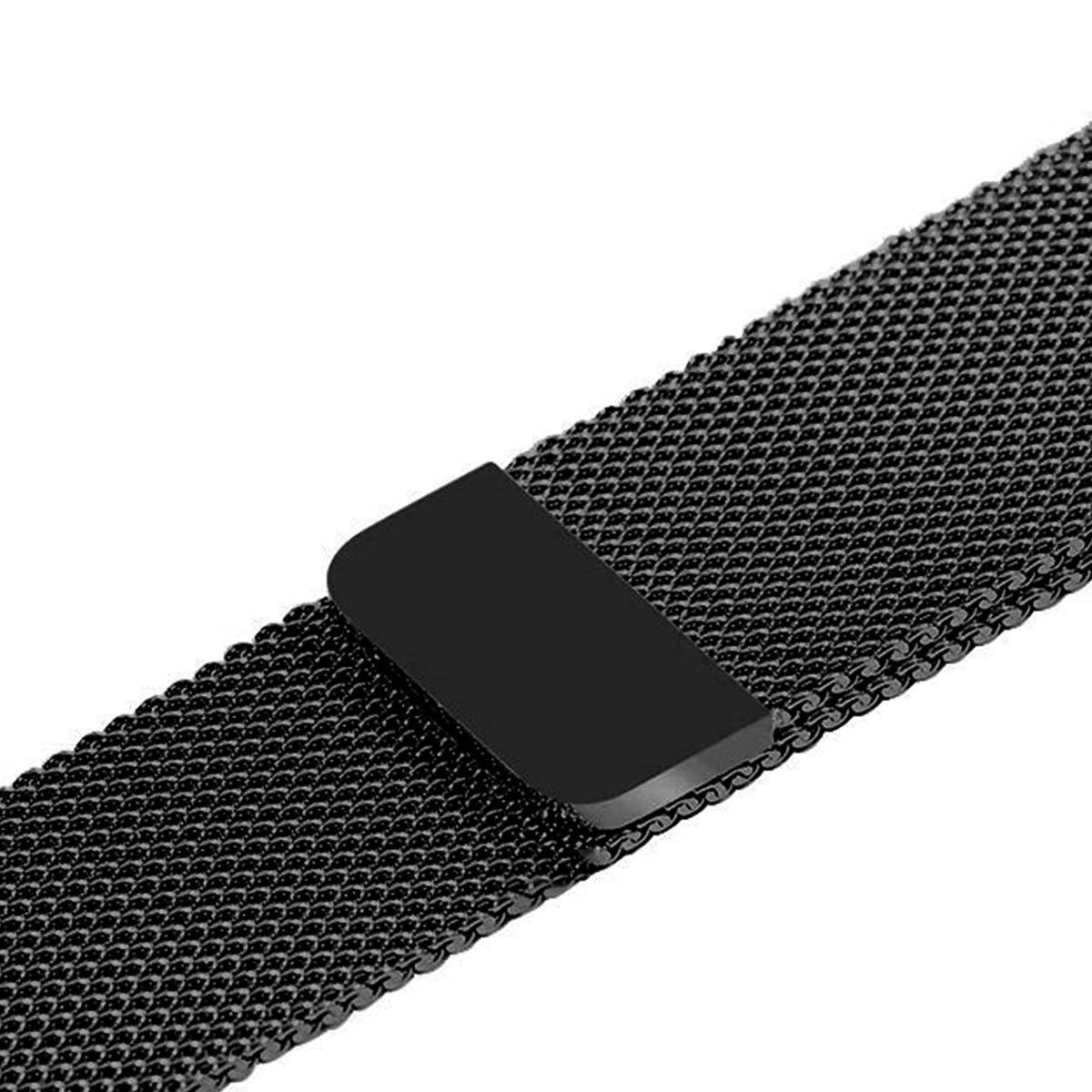 Bracelet pour Apple Watch 38 / 40 / 41 / 42mm en Inox à Maille Milanaise-3