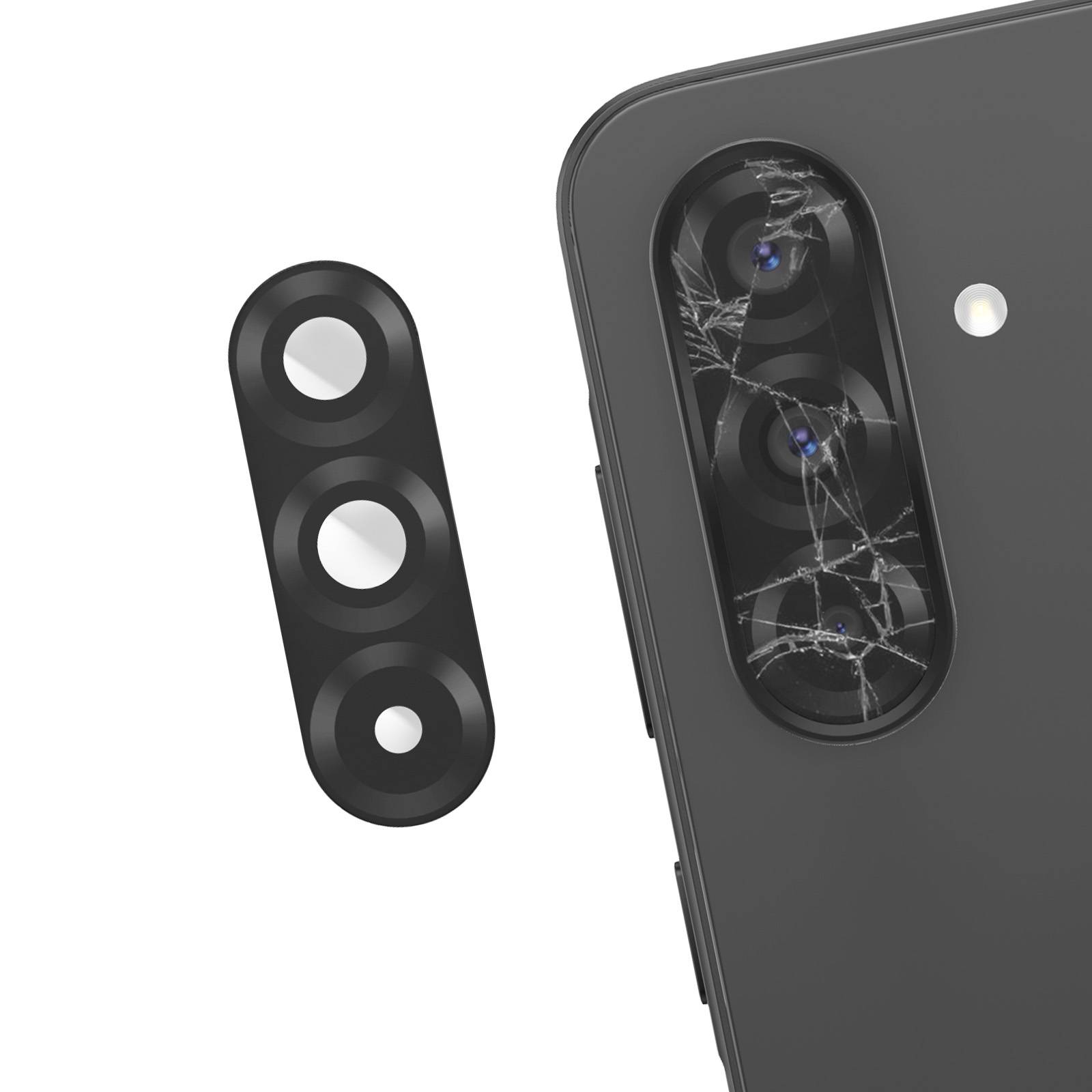 Lentille Caméra Arrière de Remplacement pour Galaxy A36 en Verre Trempé-0