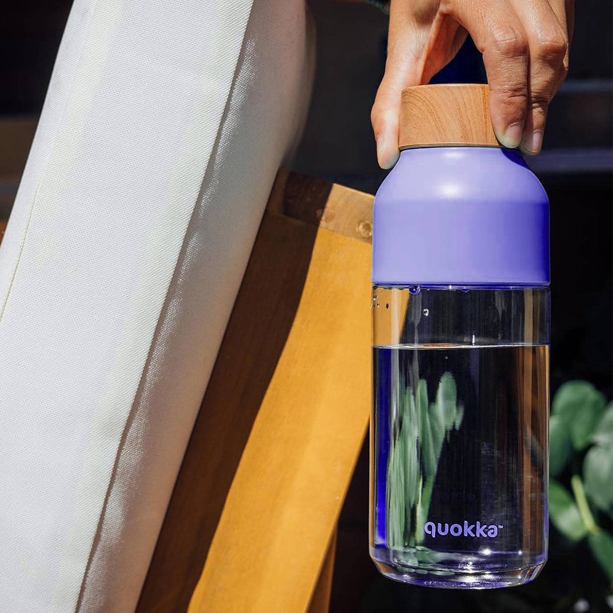 Bouteille d’Eau Réutilisable 720ml en Ecozen Collection Ice avec Bouchon Bois-2