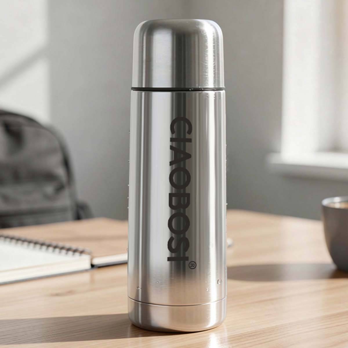 Bouteille Isotherme 500ml en Acier Inoxydable avec Bouchon Anti-fuite-2