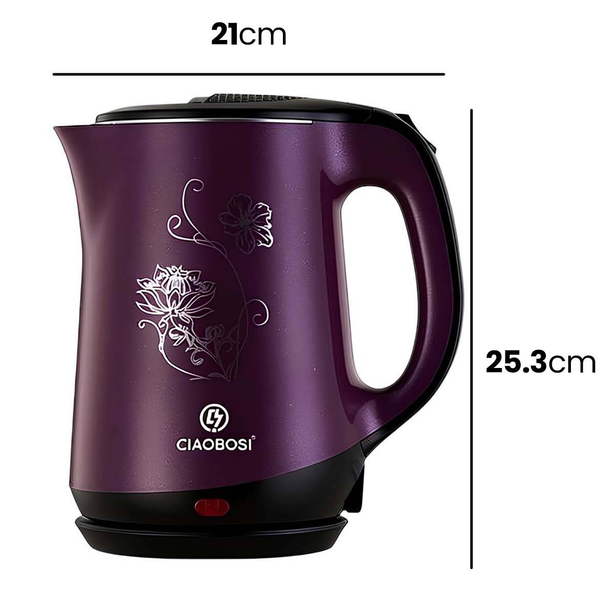 Bouilloire Électrique 2.5L 2000W avec Arrêt Automatique et Indicateur Lumineux-3