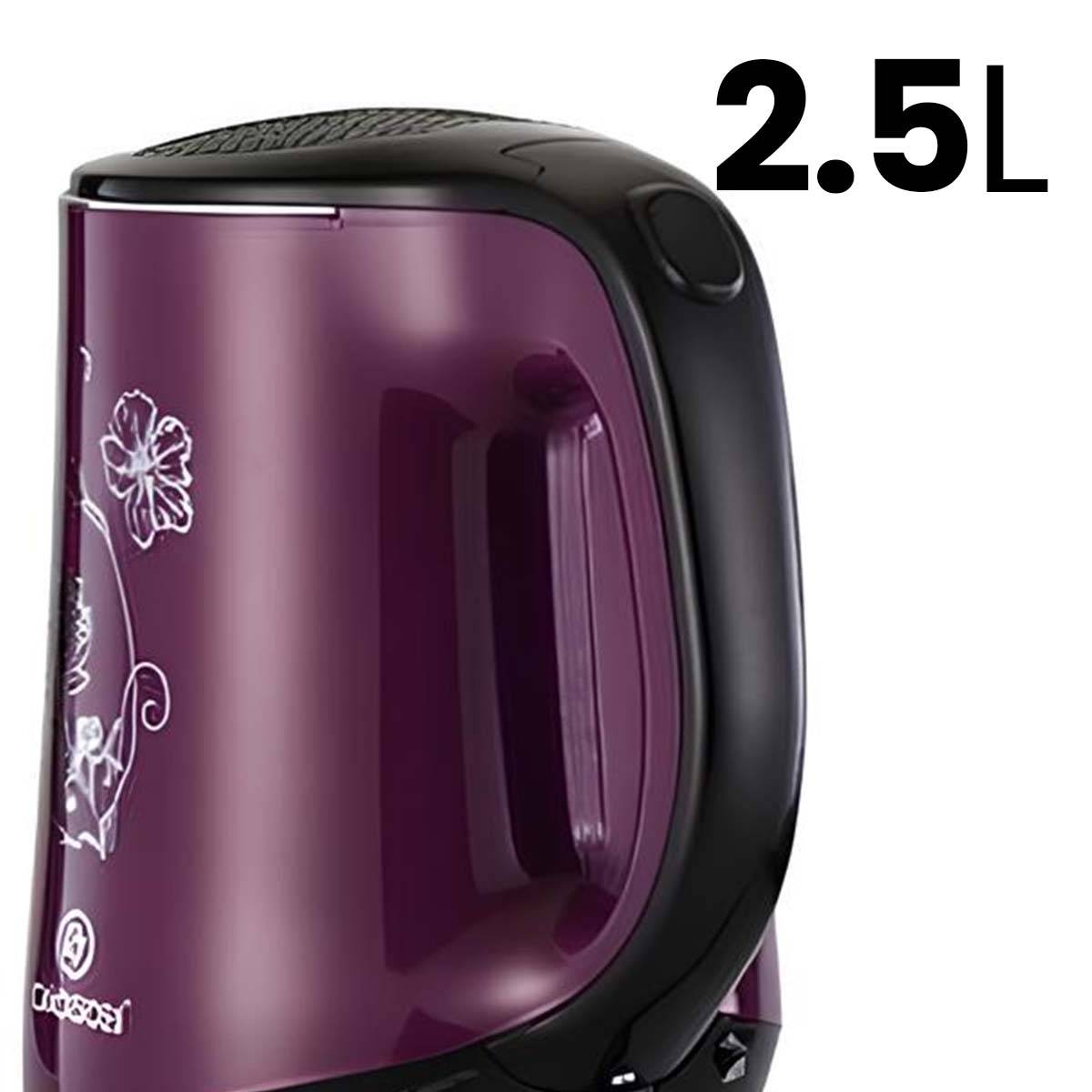 Bouilloire Électrique 2.5L 2000W avec Arrêt Automatique et Indicateur Lumineux-4