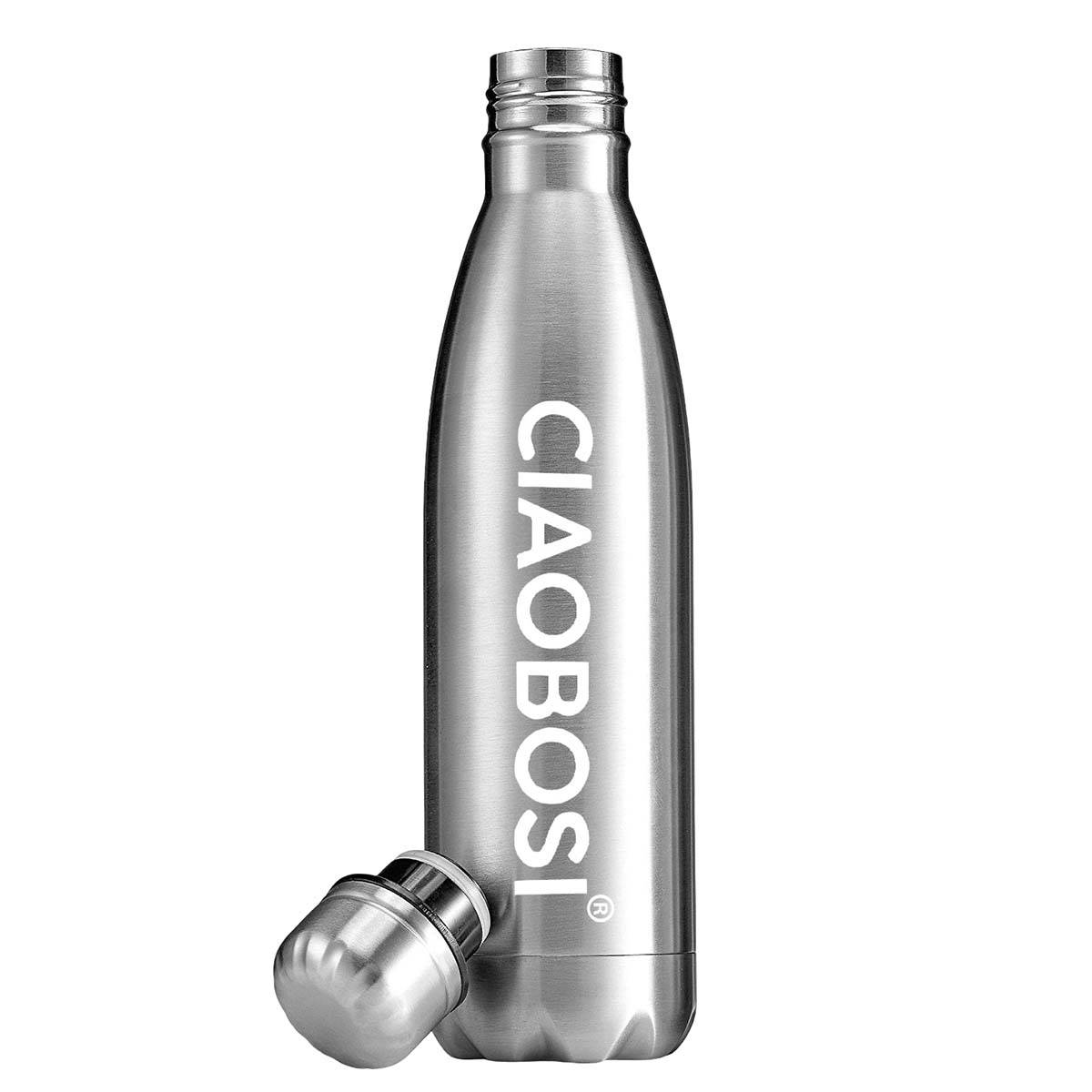 Bouteille Isotherme 500ml Design Fuselé avec Bouchon Anti-fuite-1