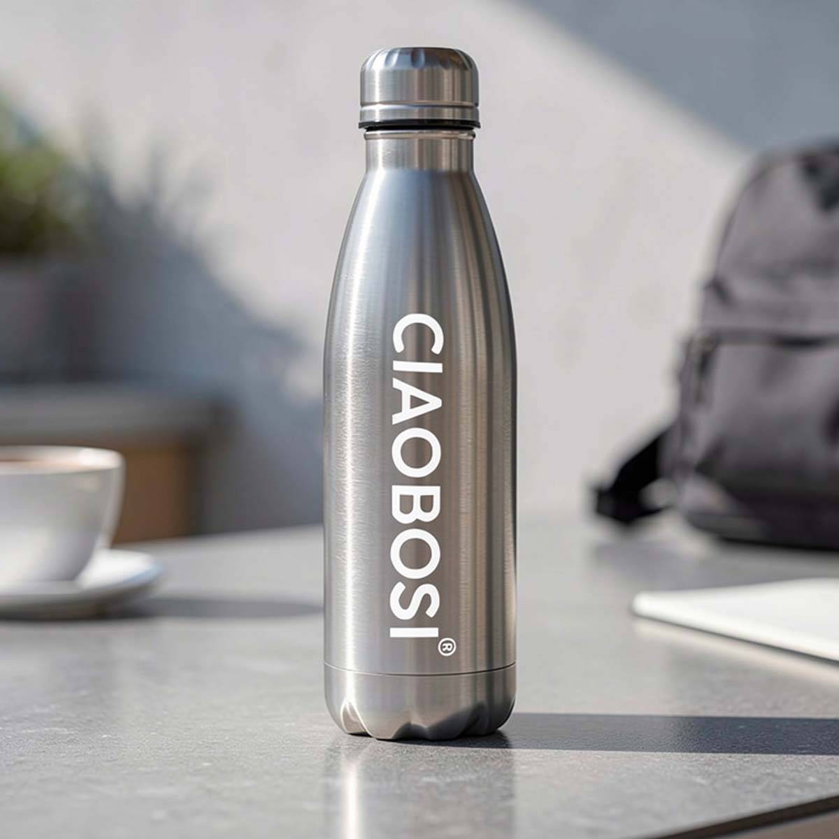 Bouteille Isotherme 500ml Design Fuselé avec Bouchon Anti-fuite-2