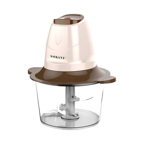 Hachoir Électrique 300W 2L avec Lame en Acier Inoxydable Double Vitesse