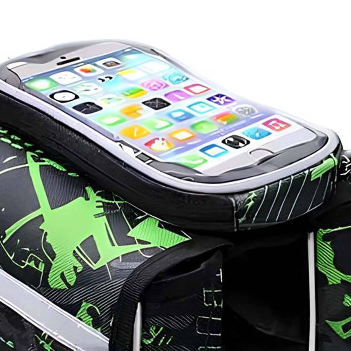 Support Smartphone Vélo Étanche avec Sacoche Cadre-4