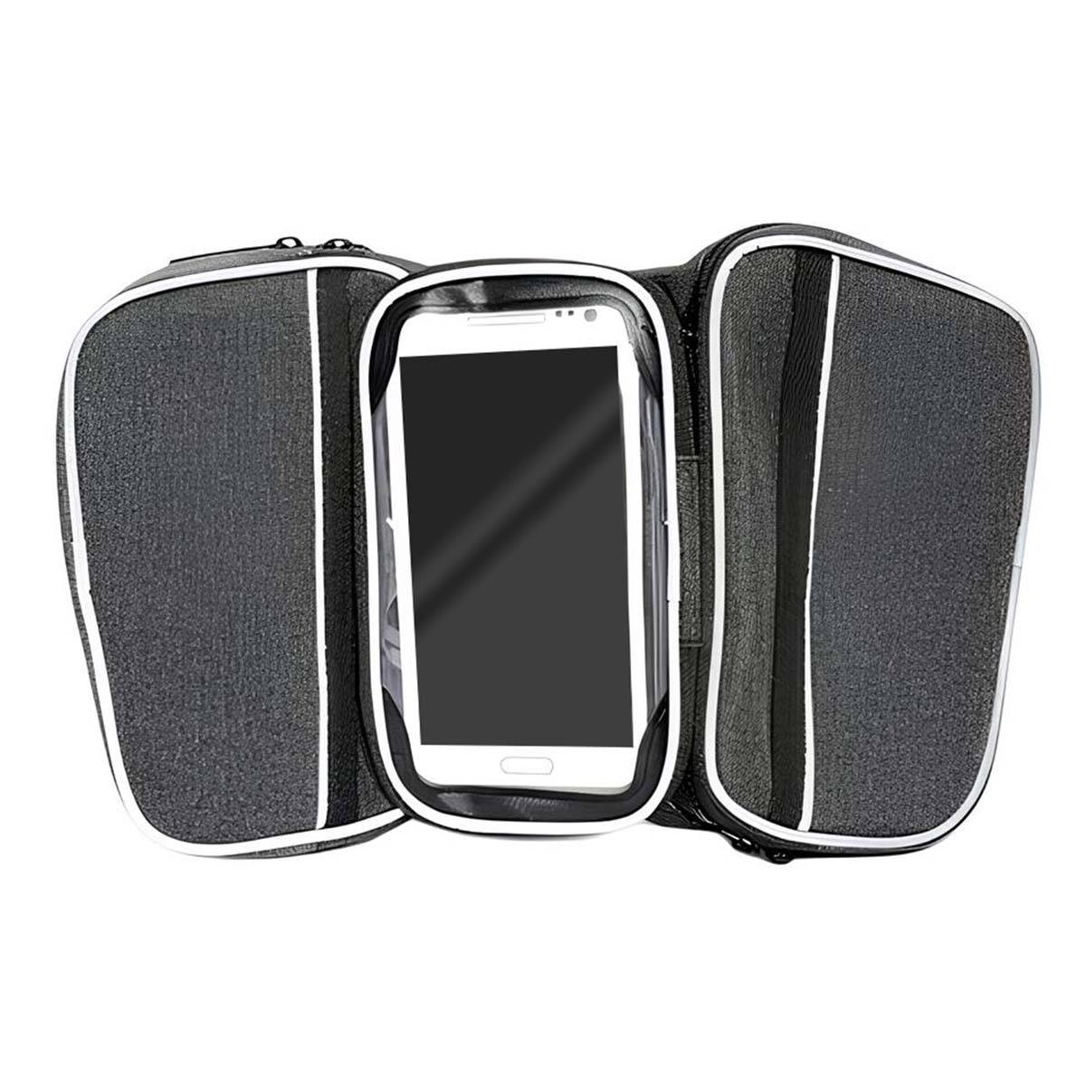 Support Smartphone Vélo Étanche avec Sacoche Cadre-4