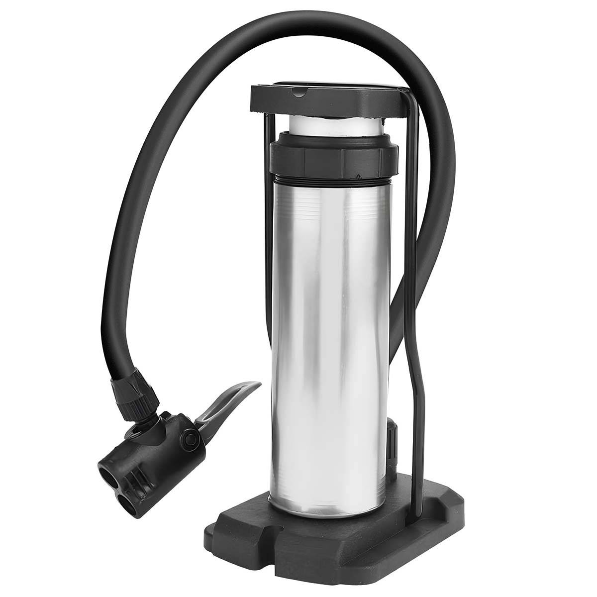 Pompe à Pied Compacte 17x4.5cm Pression Jusqu’à 100 PSI pour Vélo et Moto-0