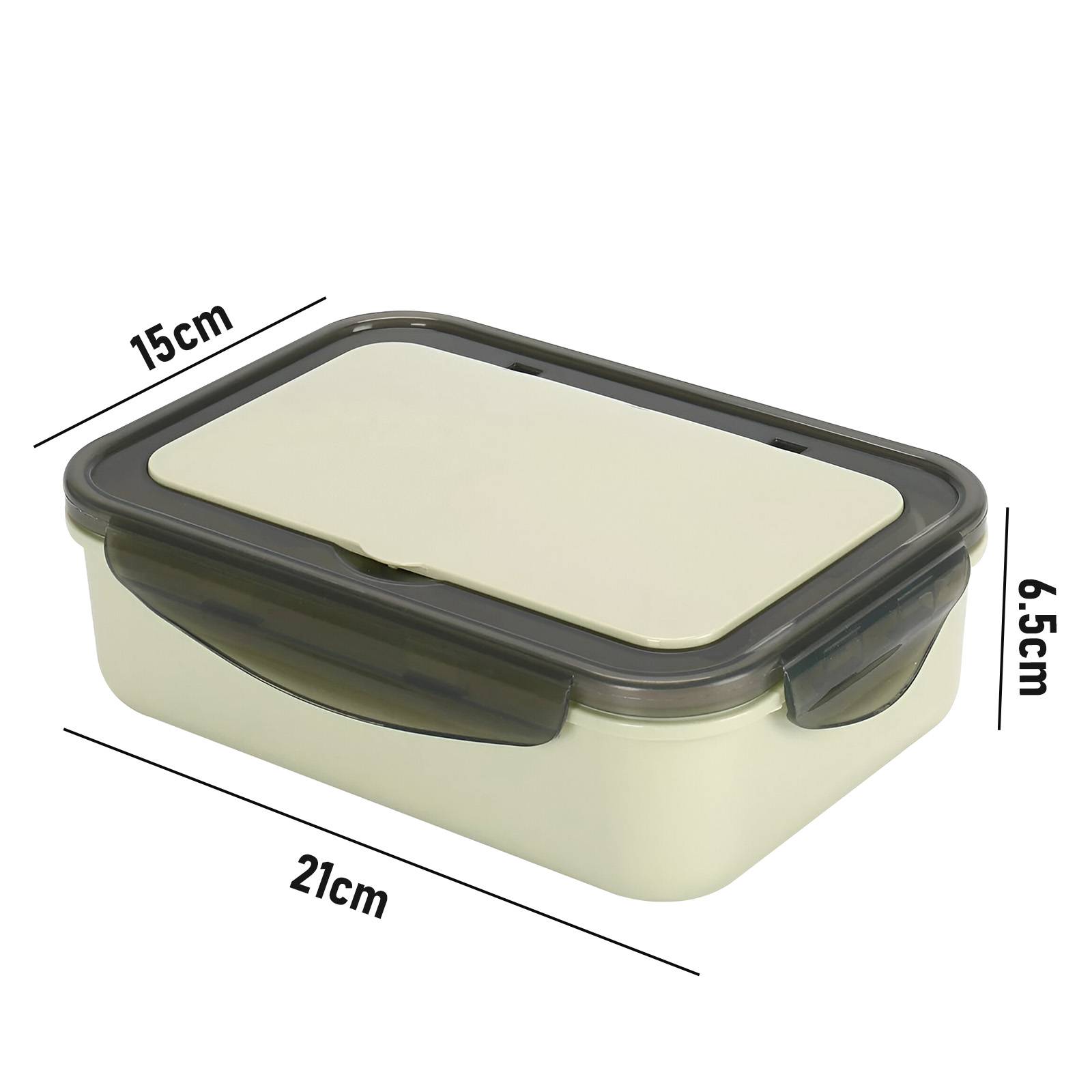 Récipient Alimentaire 1.3L CF-5031 avec Cuillère et Fourchette-3