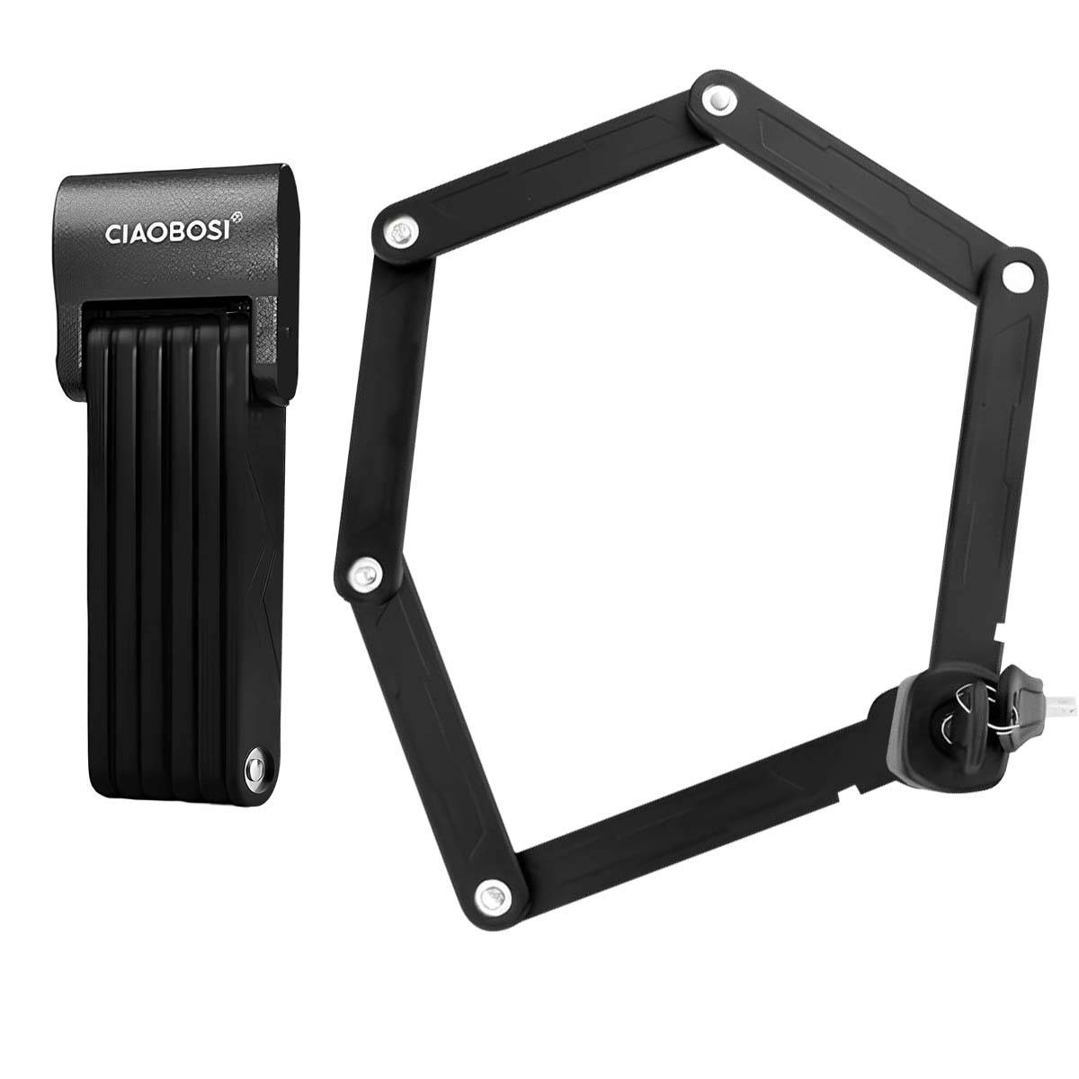 Antivol Pliant en Acier 76cm pour Vélo Moto-1