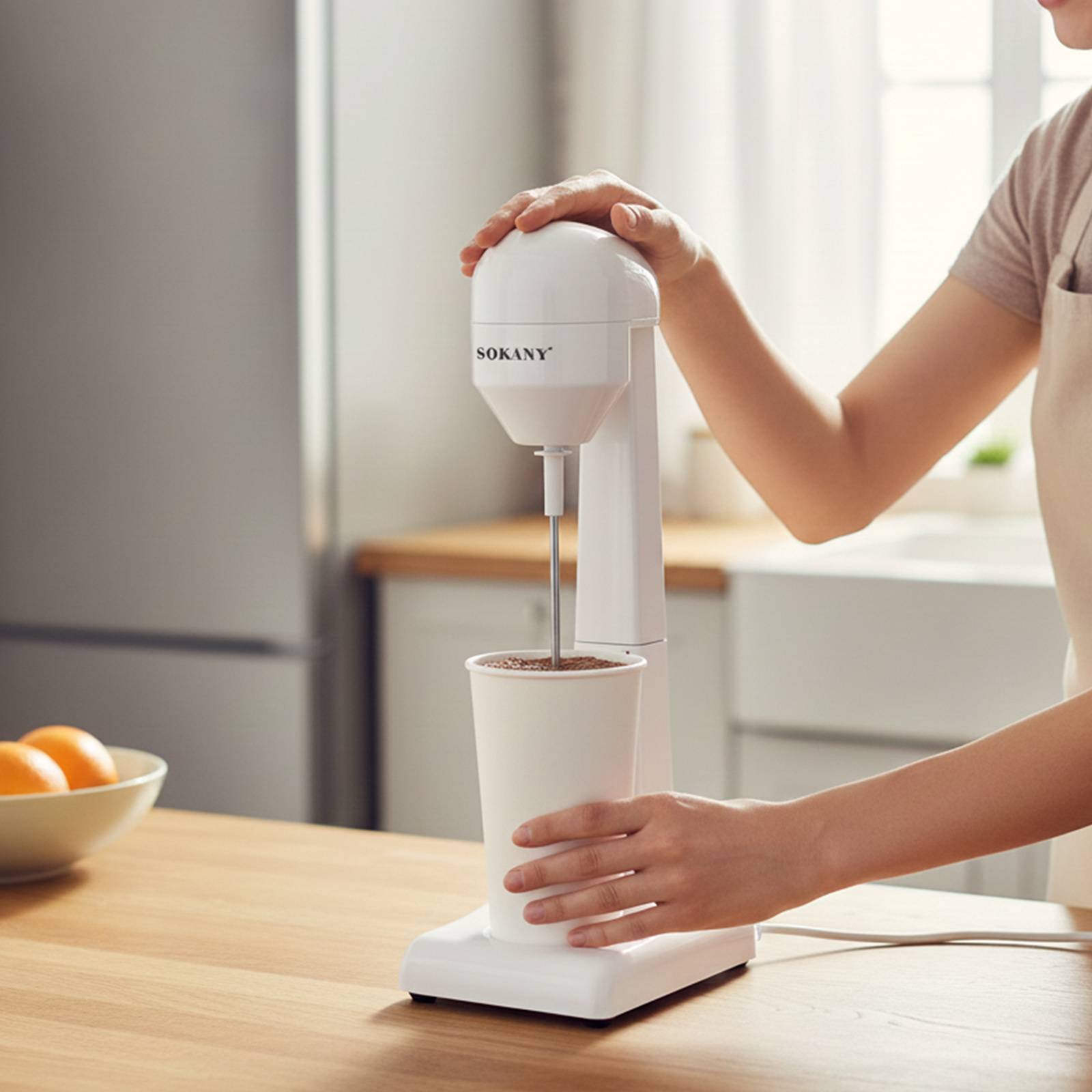 Machine à Milkshake 450ml 100W Rapide et Compact-2