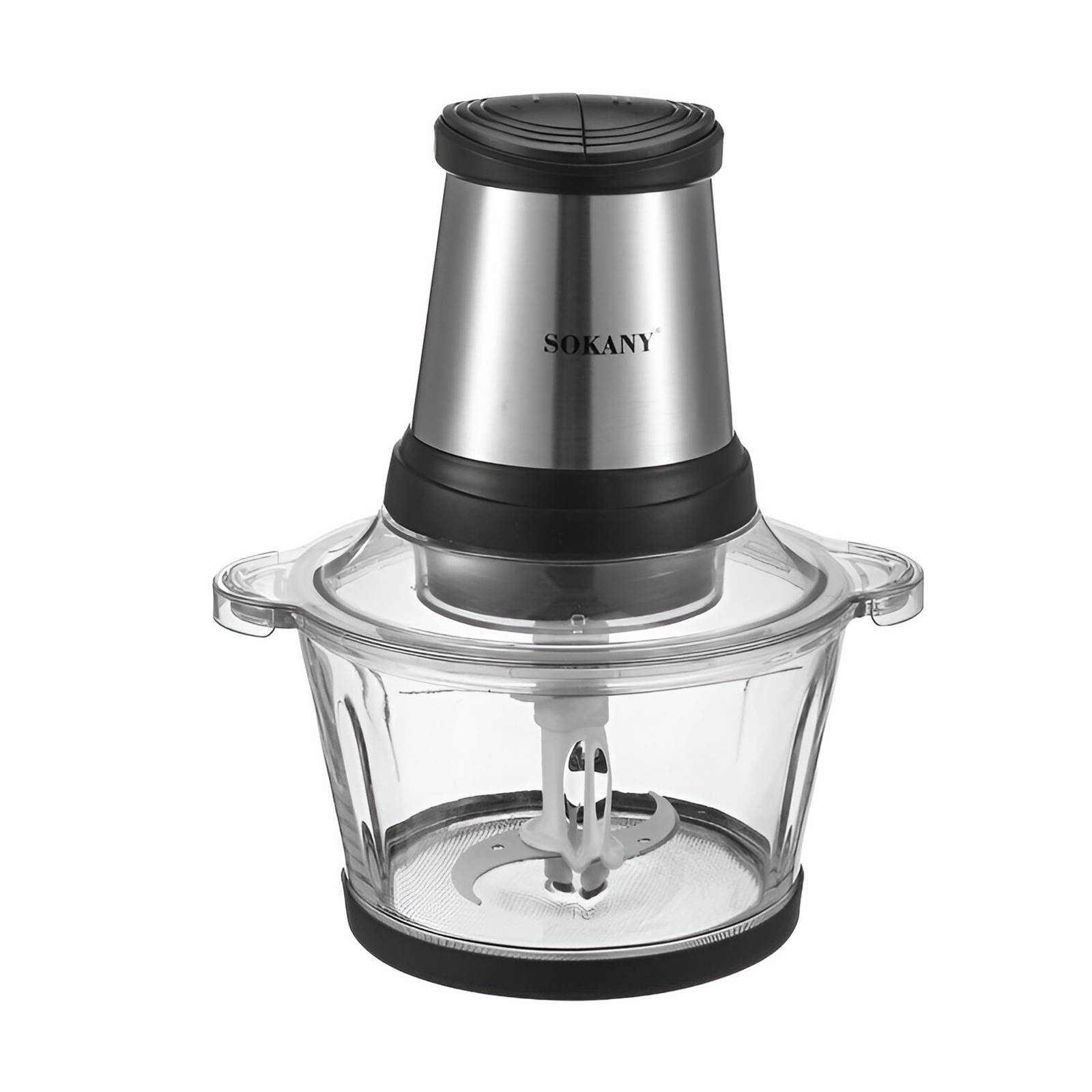 Hachoir Électrique 800W 2L avec Lames Inoxydable à Double Vitesse-0