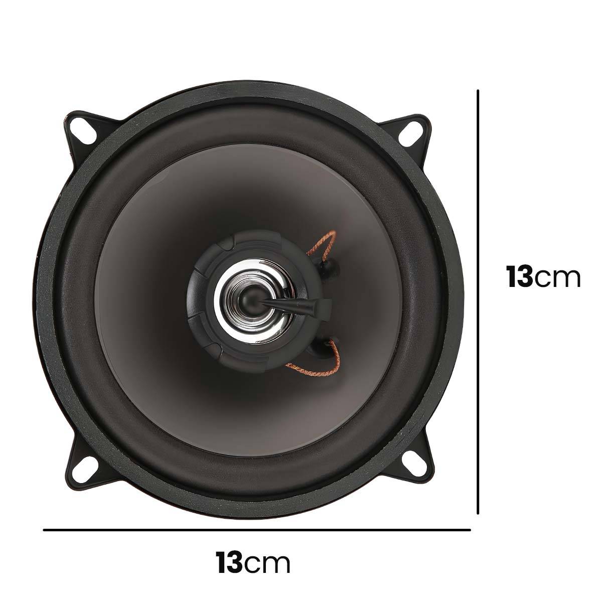 Haut-parleur Automobile 5 pouces 350W 13×13cm Aimant Ferrite Sensibilité 90dB-4