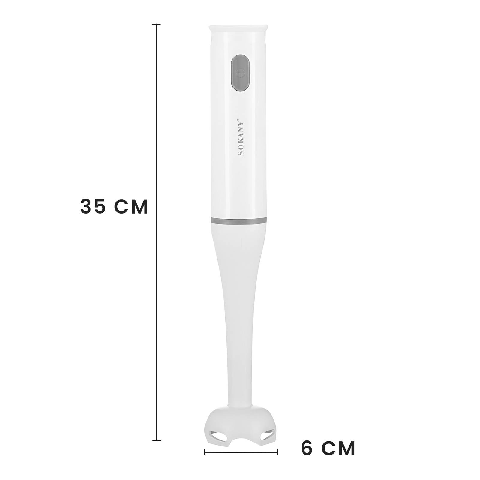 Mixeur Plongeant 200W avec Lame en Acier Inoxydable à 2 Couches-3