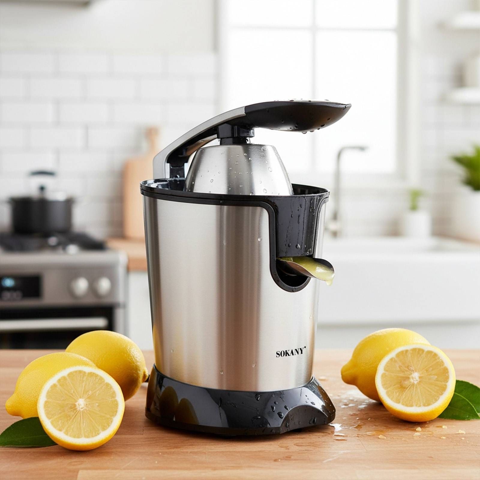 Presse-Agrumes Électrique 350W 400ml à Extraction Rapide-2