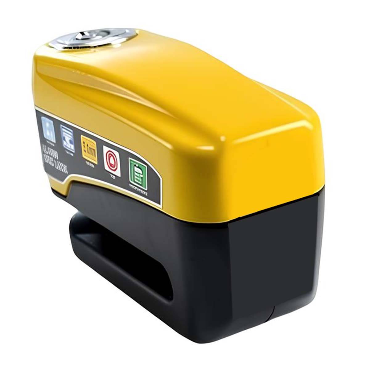 Antivol Bloque Disque en Aluminium avec Alarme 110 dB pour Vélo Moto-4