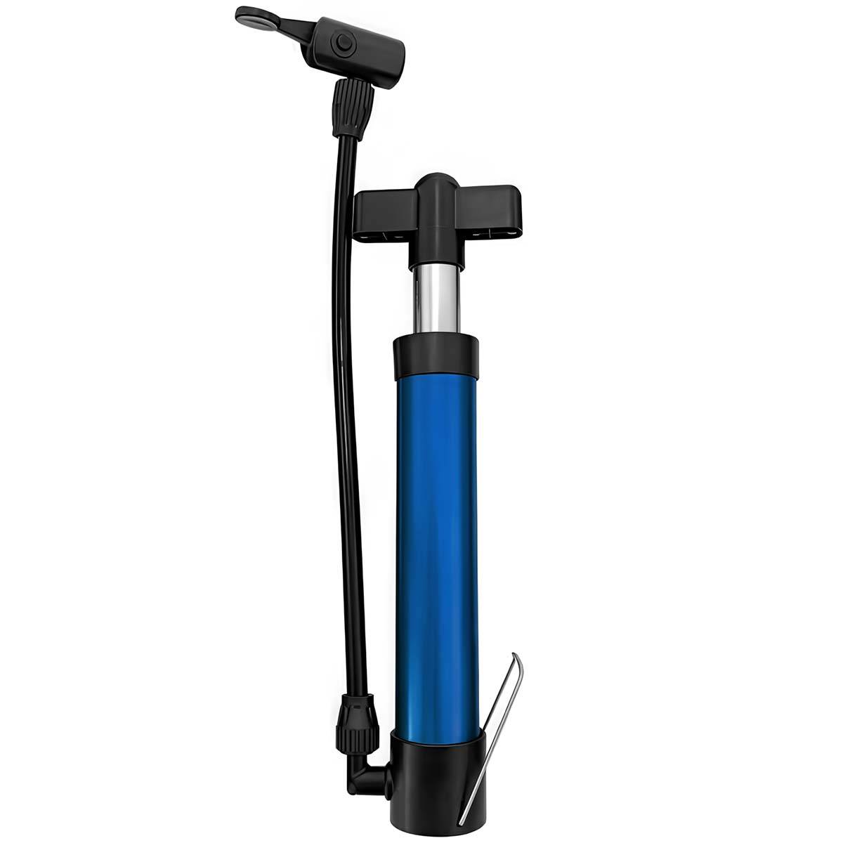 Pompe à Main Compacte 21.5cm en Aluminium pour Vélo, Moto et Voiture-0