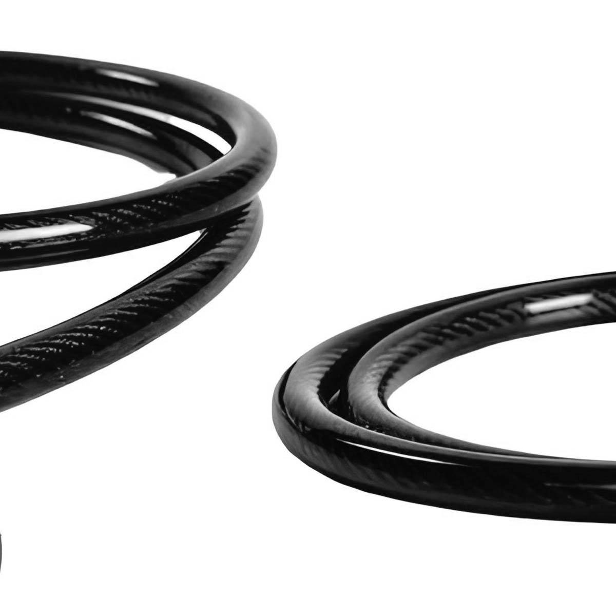 Câble Antivol à Tête Ronde Compacte avec Serrure à Clé pour Vélo et Trottinette-3