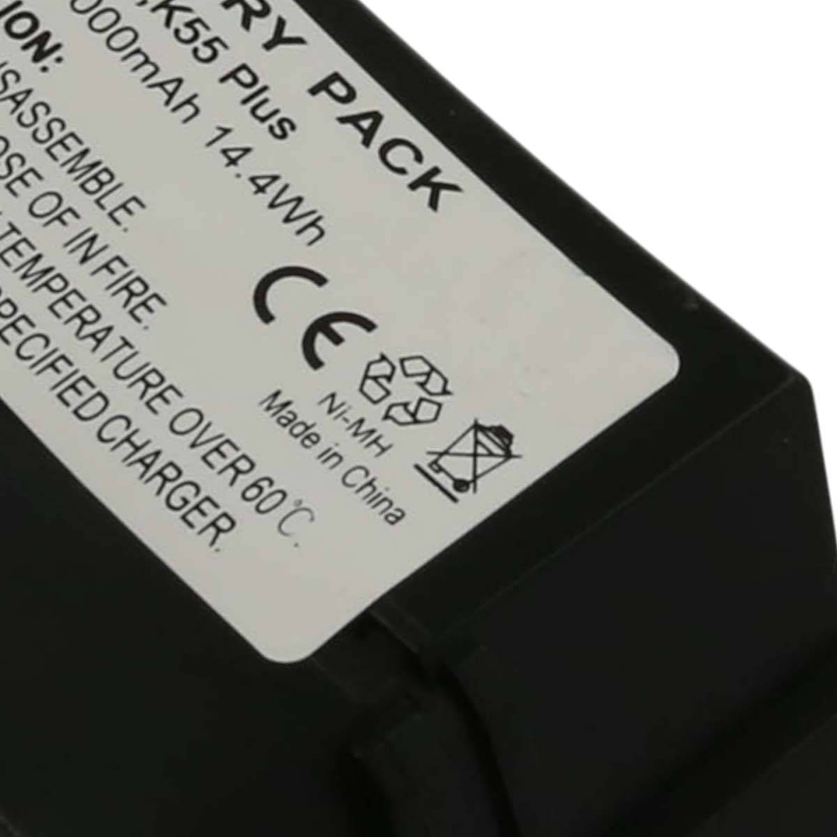 Batterie NiMH 4.8V pour Aspirateur Kaercher K55 3000mAh 14,4Wh avec Boîtier-3