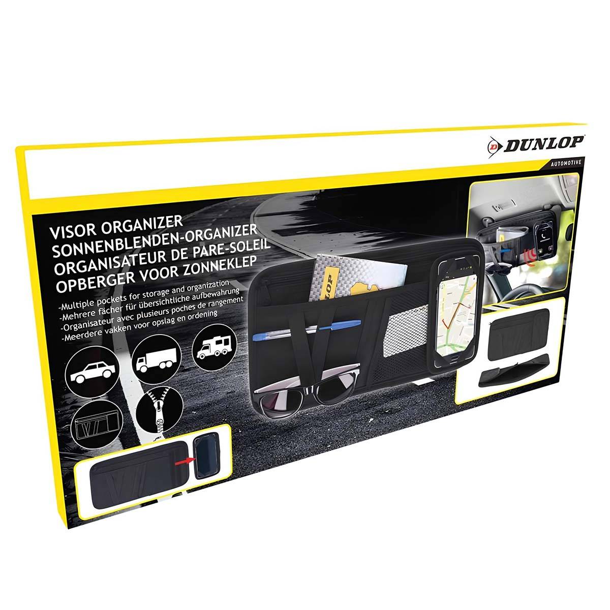 Organisateur de Rangement pour Pare-soleil de Voiture 6 Compartiments-4