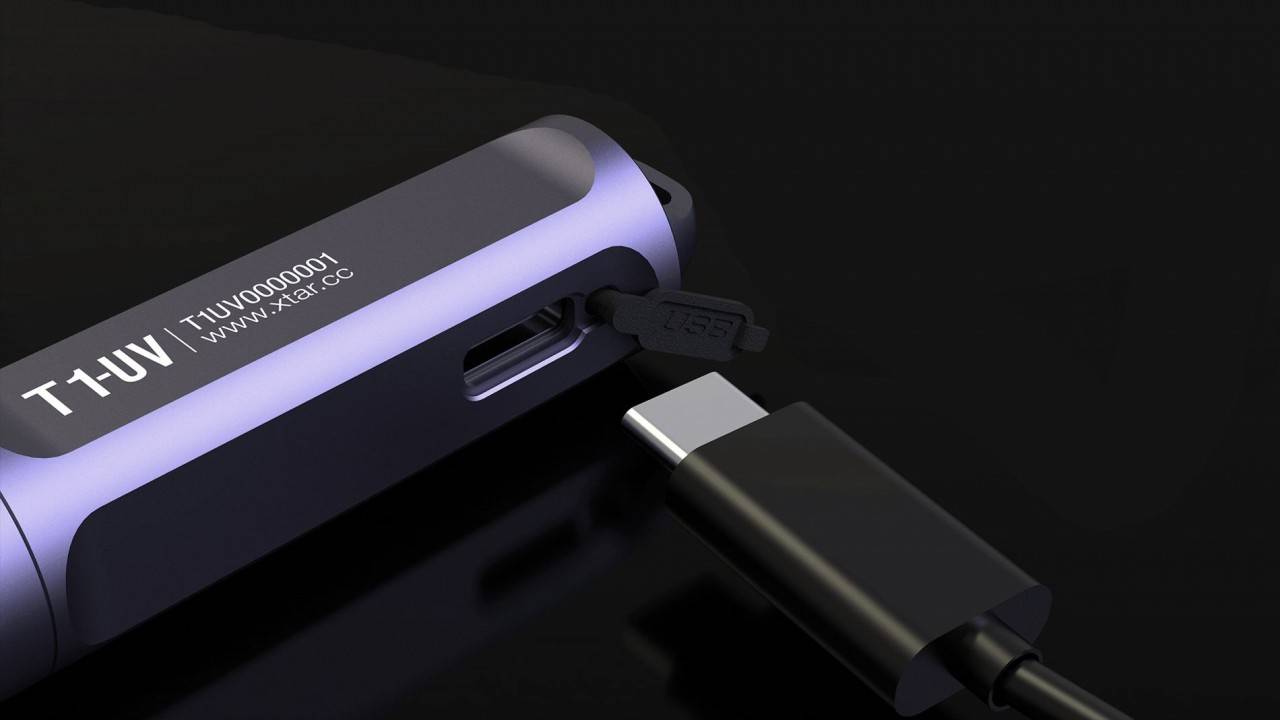 Lampe torche UV Xtar EDC LIGHT MINI T1 – 500 lumens, lumière UV, ultra-compacte-4