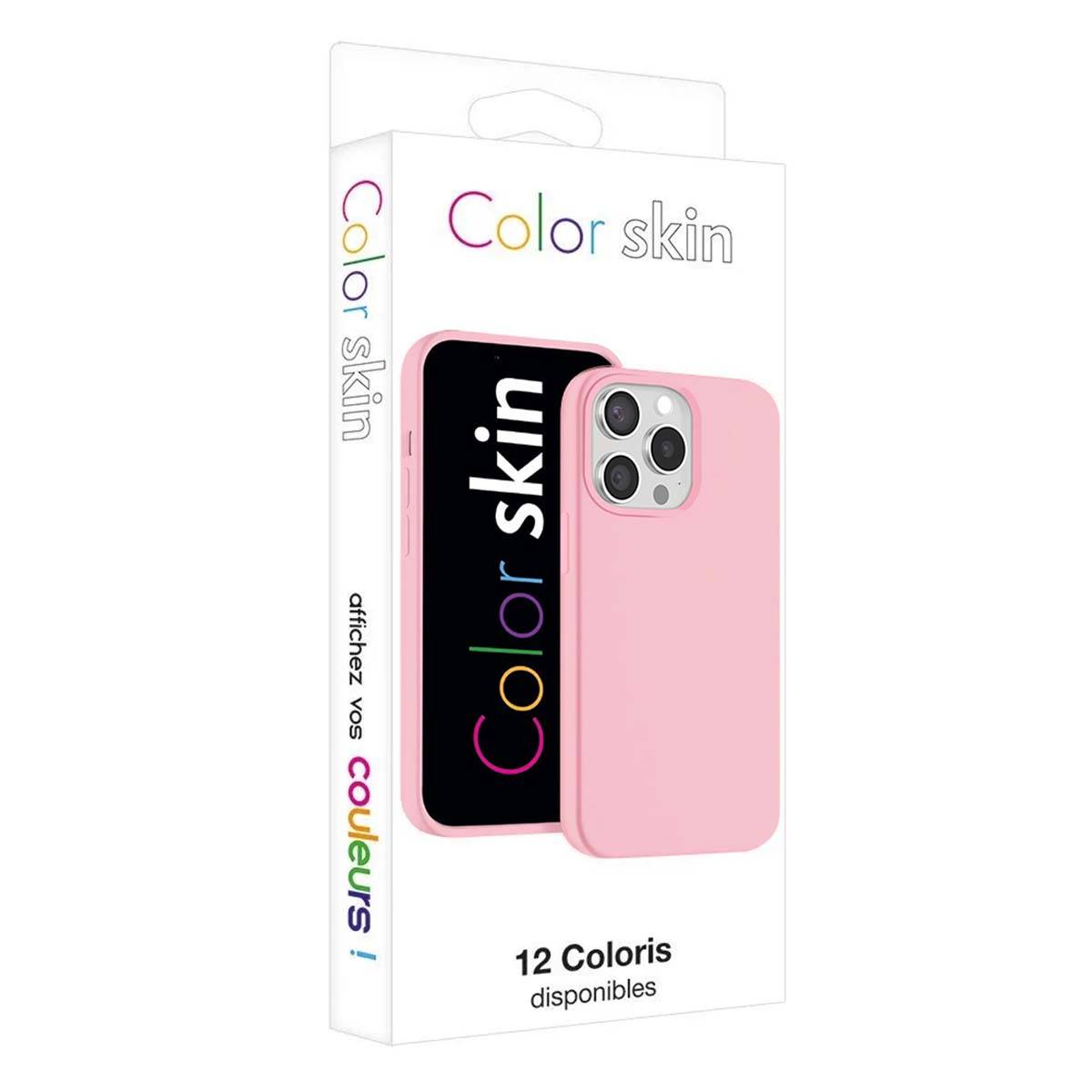 Coque Antichoc Premium pour iPhone 15 Pro Collection Color Skin en TPU-4