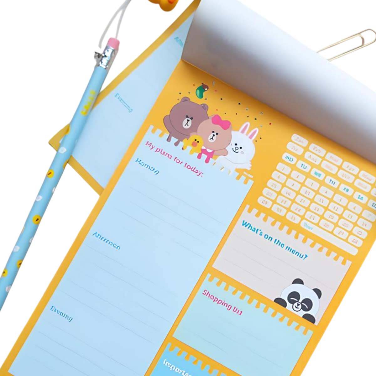 Agenda Journalier Collection Moments 54 pages Feuilles Détachables A5-1