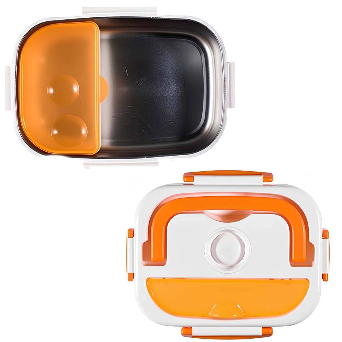 Chauffe-Repas Électrique Portable 1,5 L avec Bol Inox Amovible Hermétique-3