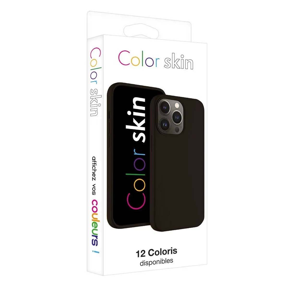 Coque Antichoc Premium pour iPhone 15 Pro Collection Color Skin en TPU-4