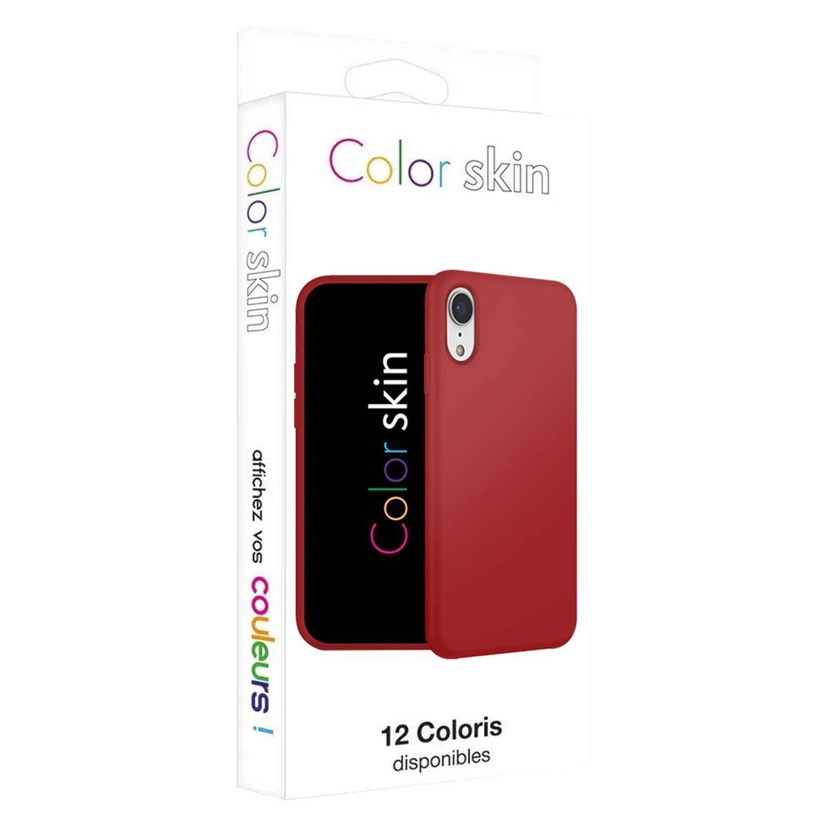 Coque Antichoc Premium pour iPhone XR Collection ColorSkin en TPU-4