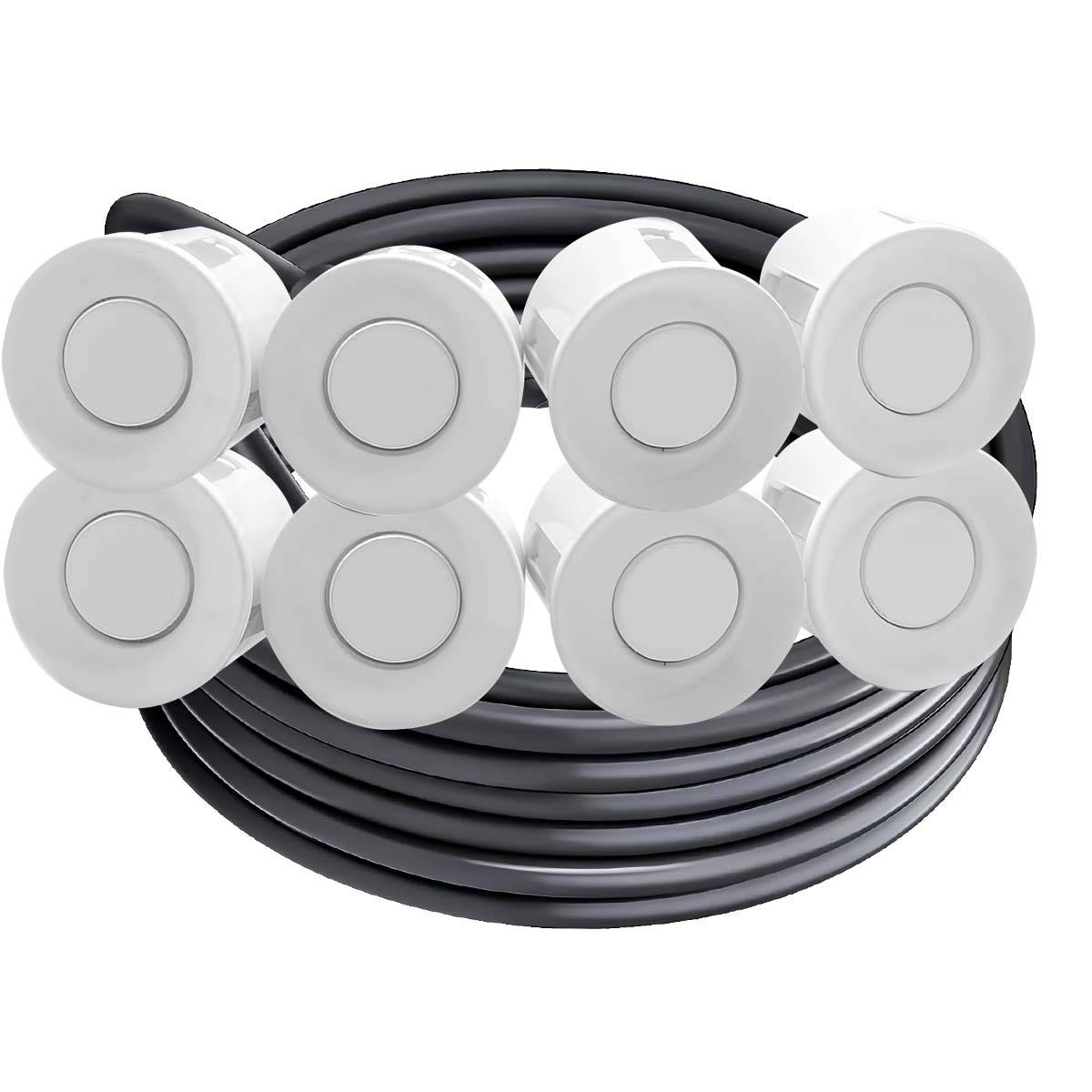 Système de Capteurs de Recul 8 Capteurs avec Affichage LED et Alarme Sonore-2