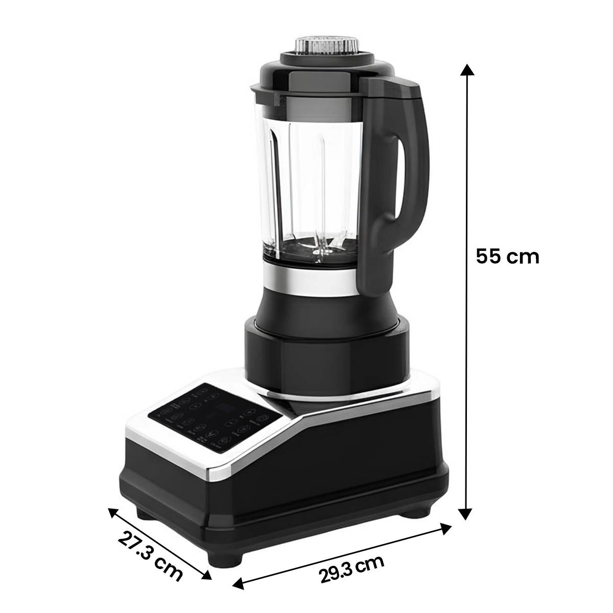 Blender Chauffant Multifonction 800W 1.75L avec Écran Tactile-3