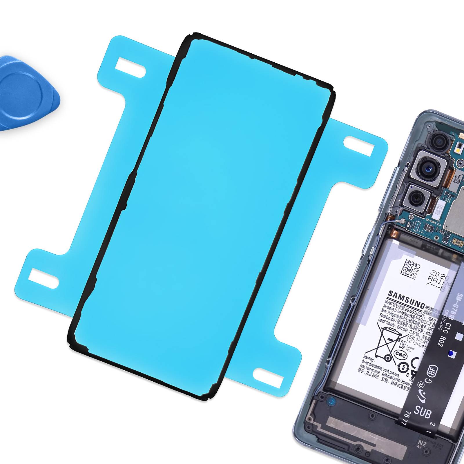 Adhésif Vitre Arrière pour Galaxy S20 FE Compatible pour Remplacement-2