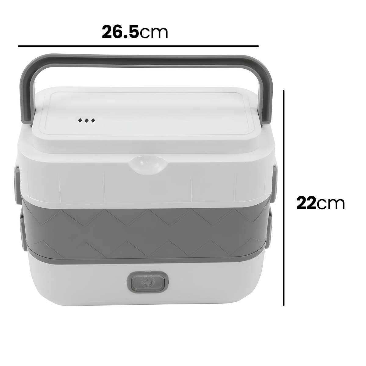Chauffe-Repas Électrique 2 L Double Couche avec Bols Inox Amovibles-4