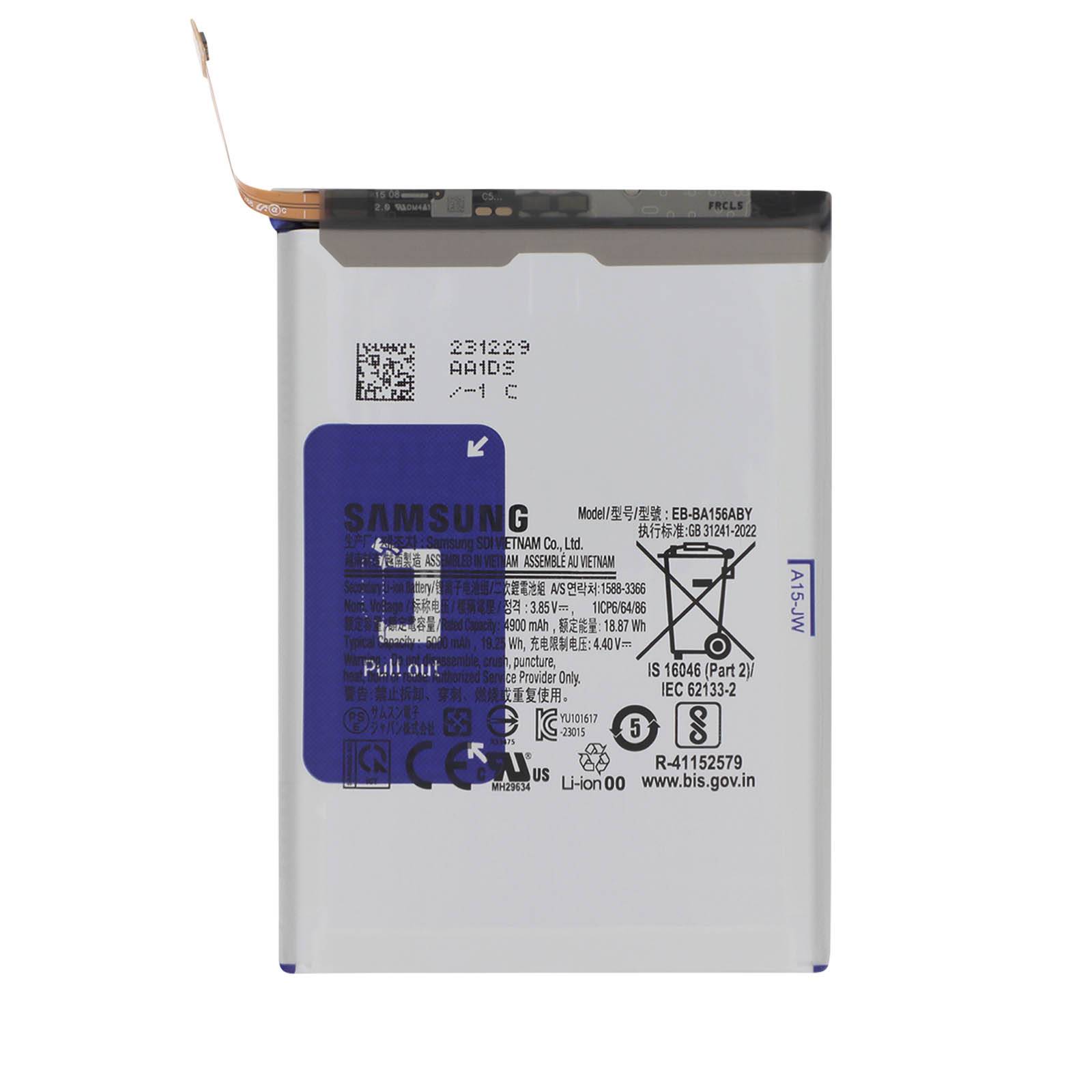 Batterie de Remplacement pour Galaxy A15 Li-ion 5000mAh 3.85V-3