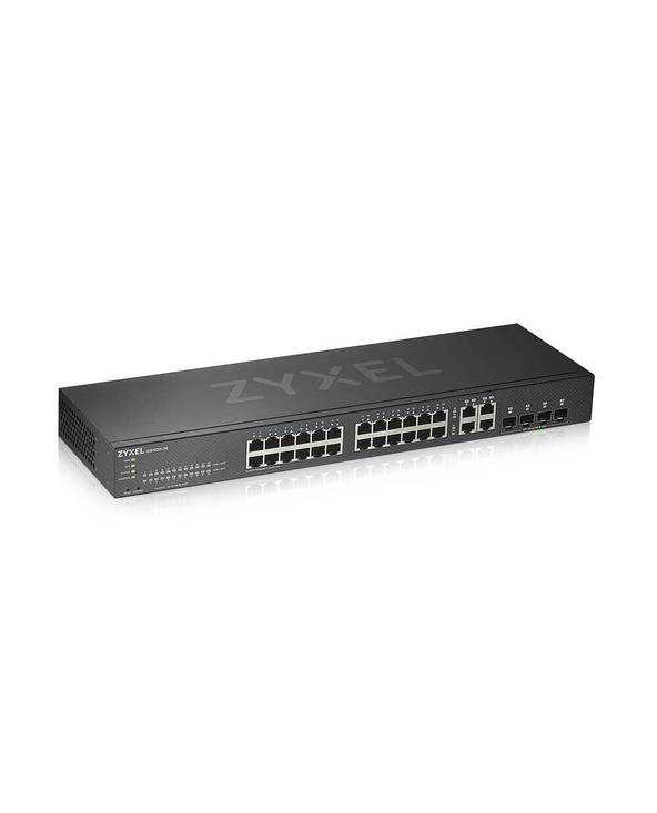 Zyxel GS1920-24V2, Géré, Gigabit Ethernet (10/100/1000), Grille de montage-0