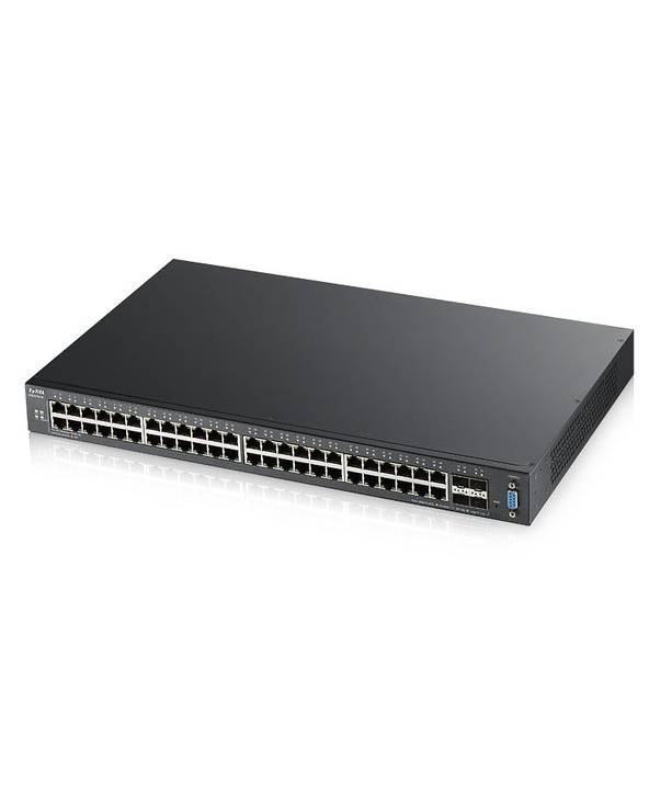 Zyxel XGS2210-52, Géré, L2, Gigabit Ethernet (10/100/1000), Grille de montage, 1U-0
