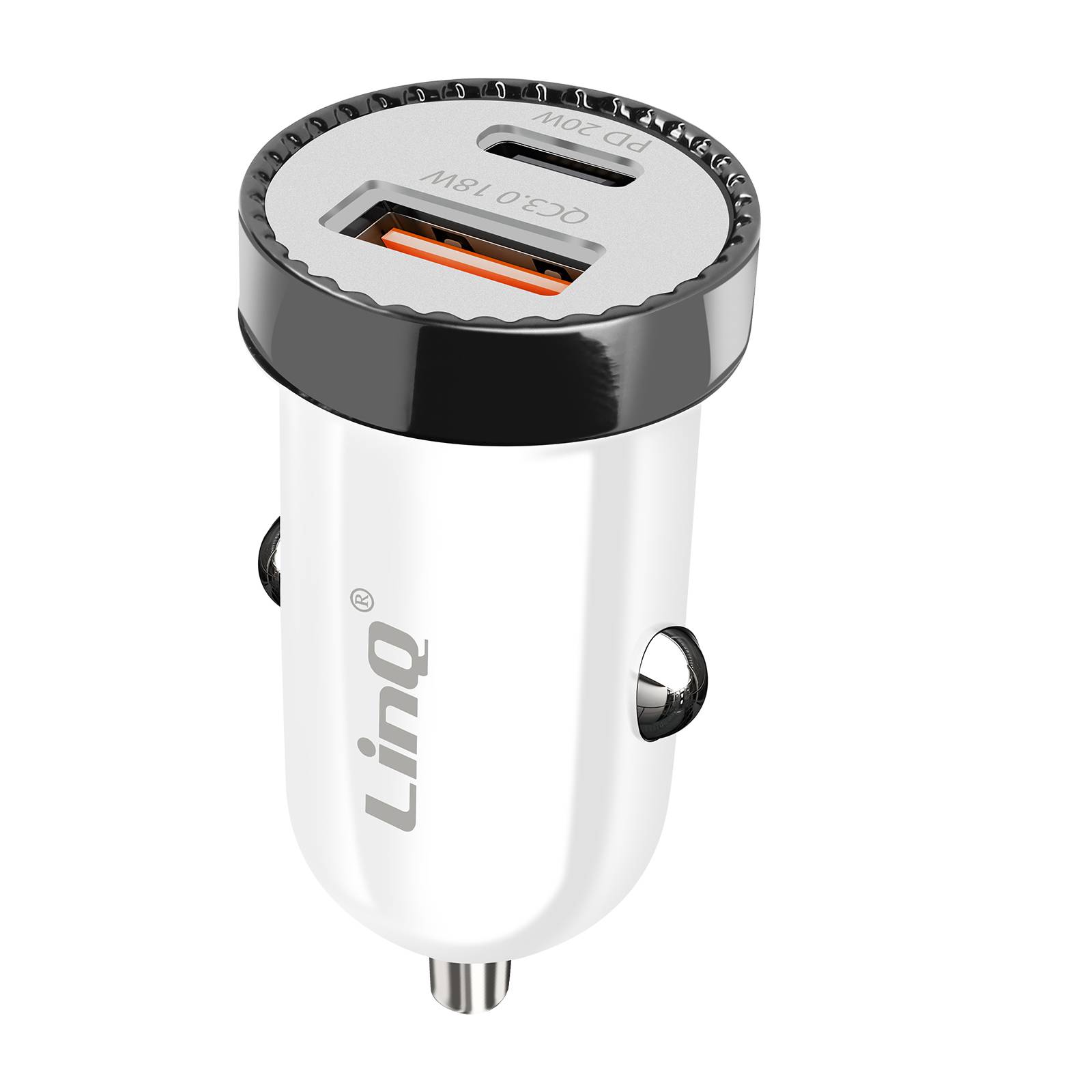 Chargeur Allume-Cigare Voiture 38 W Power Delivery + USB Quick Charge-0